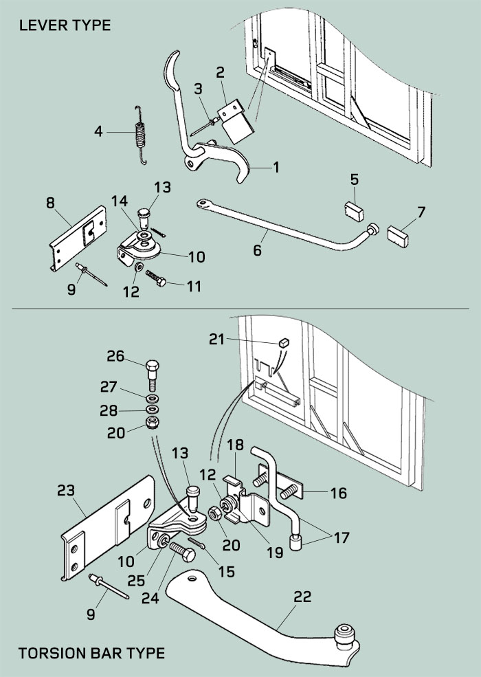 Defender Rear End Door Check Mechanism | Rovers North - Land Rover