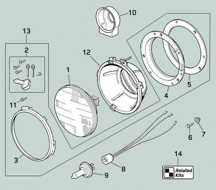 land rover defender headlights