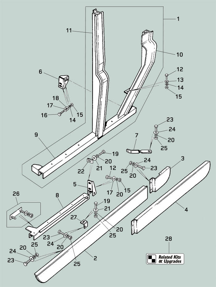 Land Rover Series II, IIA, and III - Doors & Hinges