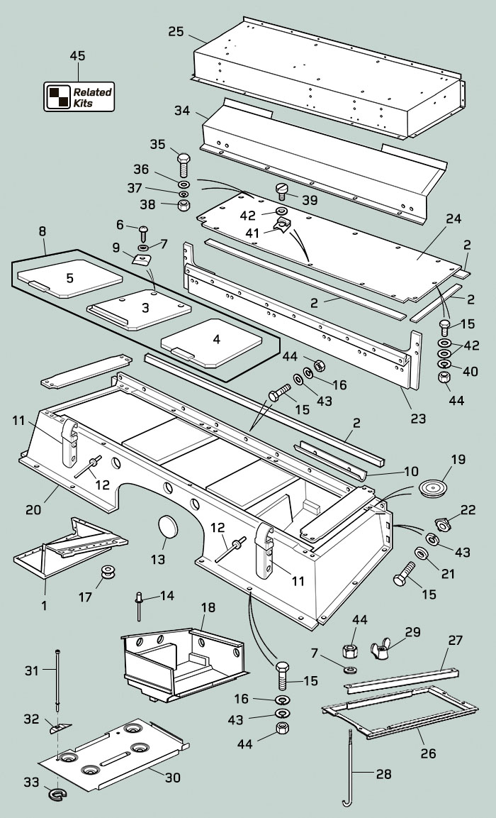 land rover defender seat box