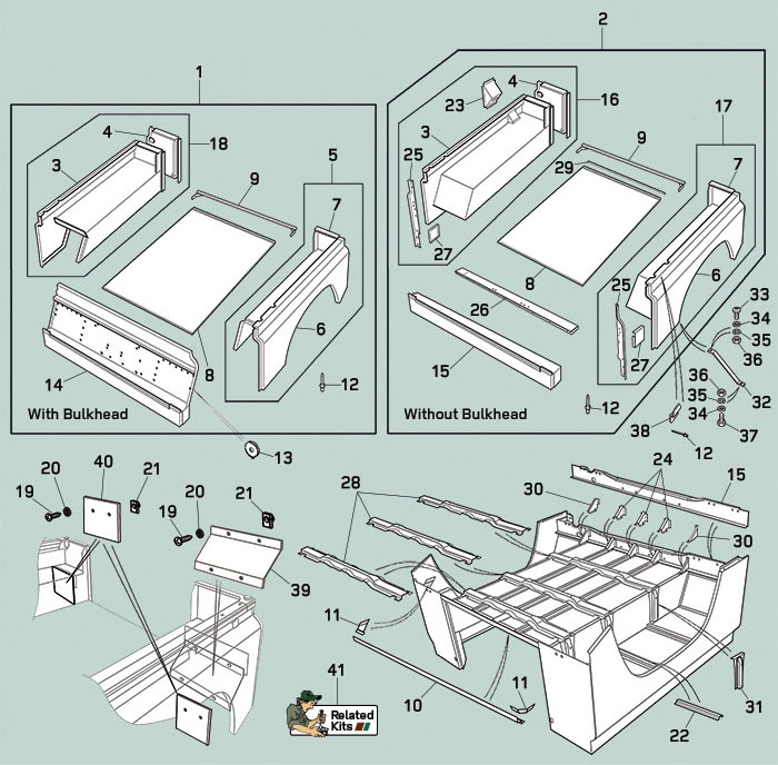 land rover defender 90 rear body panels