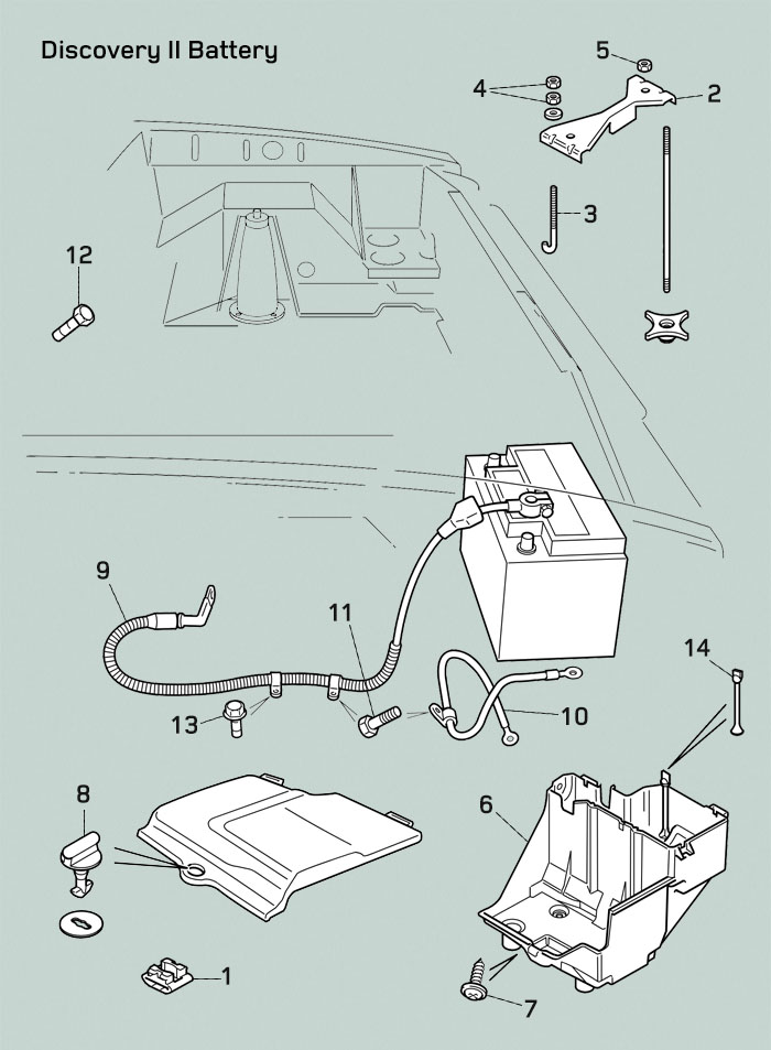 land rover discovery ii battery electrical