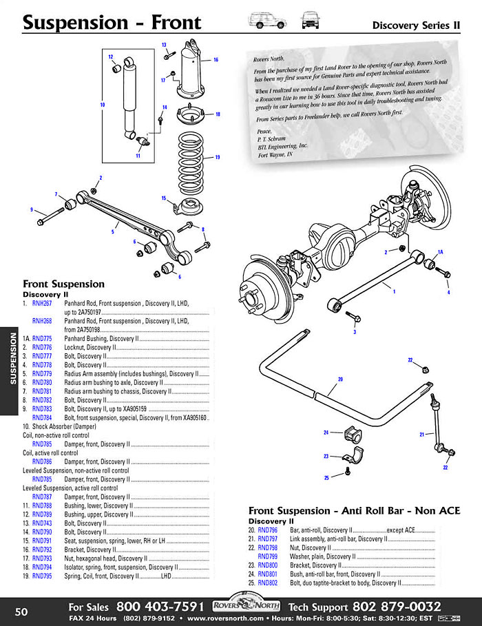 Land Rover II Front Suspension | Rovers North - Land Rover Parts and Accessories Since 1979