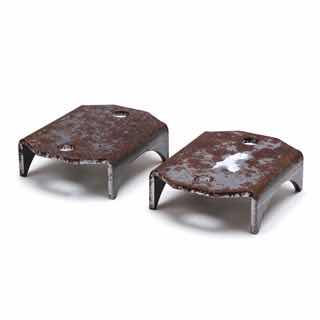 Surface Rust - Sold As a Pair - Spring Plate Mounting Bracket -  Rear Axle