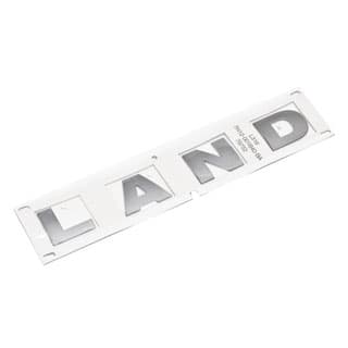 DECAL - BONNET - "LAND" - SILVER - DEFENDER
