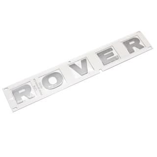 DECAL - BONNET - "ROVER" - SILVER - DEFENDER