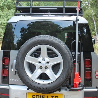 Safety Devices Spare Wheel Cradle w/Jack Mount L663 Defender