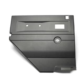 Interior Door Trim Panel - Left Hand Rear Side Door - 110 Station Wagon, 130 Crew Cab - Black