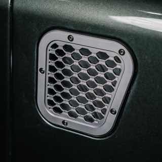 Grille - Air Intake - Right Side - Aluminum Silver For Defender