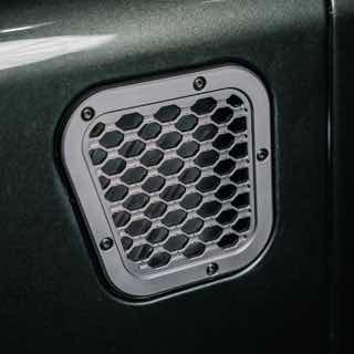 Grille - Air Intake - Left Side - Aluminum Silver For Defender