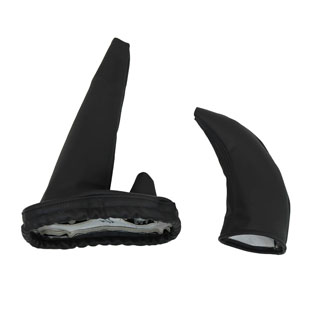 Gaiter Kit (Shifter/Handbrake) For Defender R380/LT77 Black Vinyl