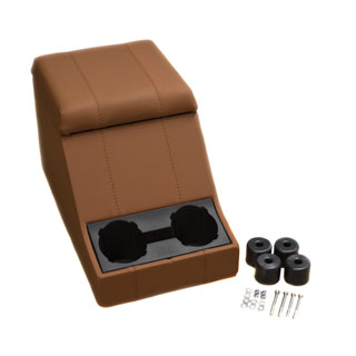 Premium Cubby Box - Oxford Tan Vinyl - Series & Defender