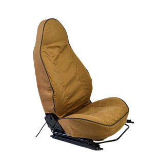 Seat Cover Canvas Pair Front MODular Sand For Defender