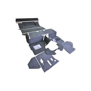 110" Crew Cab Premium Carpet Full Vehicle Set LT77 Universal -Ebony