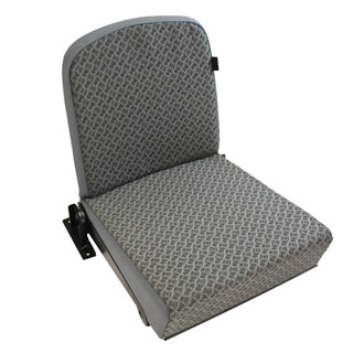 Rear Jump Seat - Tip Up - Techno Cloth - Series &amp; Defender