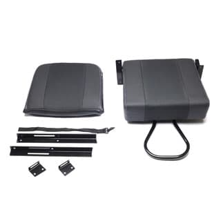 Rear Jump Seat - Tip Up - Xs Black Rack - Series &amp; Defender