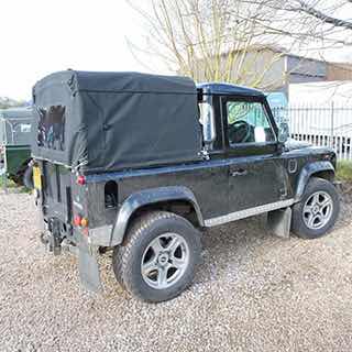 90  3/4 - Cab Fit Black Canvas