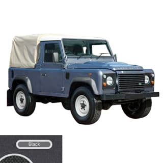 90  3/4 - Body Fit Black Canvas  WSW