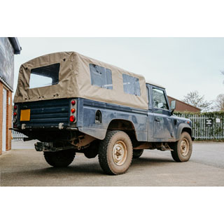 Soft Top With Side Windows - 110" Hi Cap - Pvc Sand