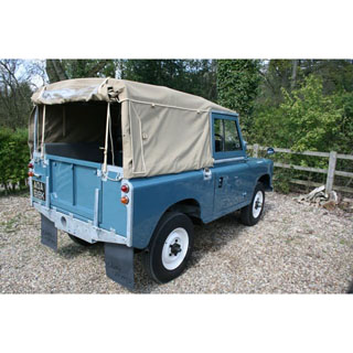 Soft Top Full No Side Windows Canvas Sand For 88 Series