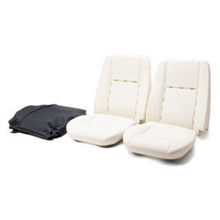 Puma 2 Front Seat Trim Kit Black Leather