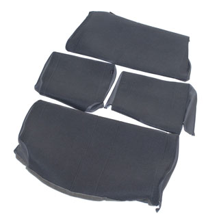 60/40 Split Bench Full Kit Denim Twill Vinyl For Defender