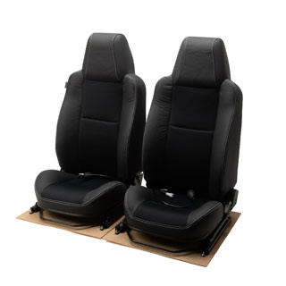 Urban Front Seat Pair With Heat Xs Black Rack For Defender
