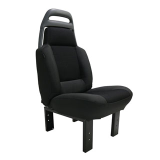 Front Seat Pair Trim Kit Early Style Graphite Cloth For Discovery 1