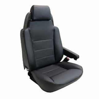 Front Seat Retrim Kit Black Vinyl For Discovery 2