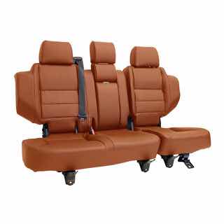 Second Row 60/40 Trim Kit Black Vinyl For Discovery 2