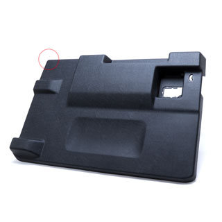 Damaged - Trim Panel Rear Door Black Defender
