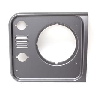 Bezel - Headlamp Finisher - Right - w/ Vents - Brunel Silver - Defender