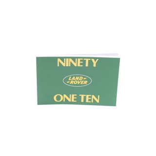 Owners Manual Defender 1983-1990