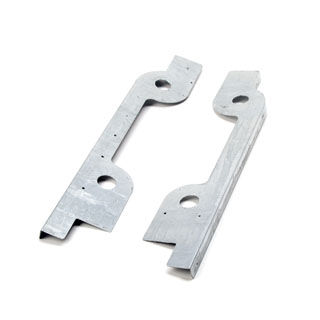 Early Galvanized Rear Light Capping Set Defender