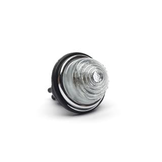 Directional Lights Front, Complete Assembly, Clear Glass Excluding Bulb, Series II, IIA Through 1969