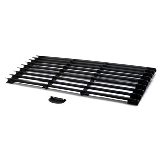 Front Grille - Black Aluminum - Defender