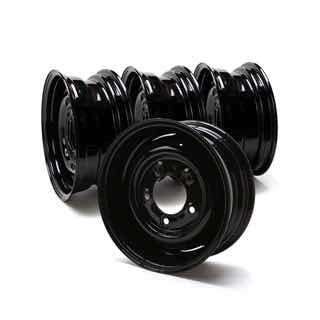 Set Of 4 Steel Wheel 6.5" X 16" Offset