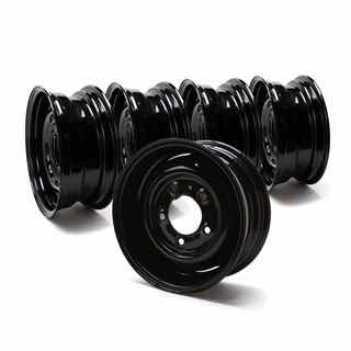 Set Of 5 Steel Wheel 6.5" X 16" Offset