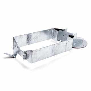 Battery Frame - With Oil Bath Air Mount - Galvanized - 2.25L Petrol - Series IIA &amp; III