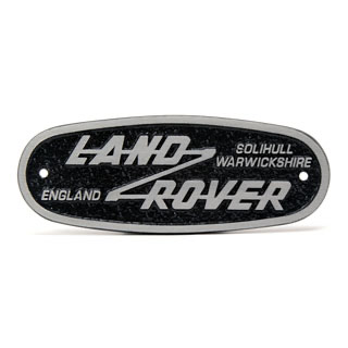 Name Plate Cast Alloy Series IIA-III