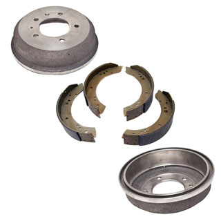 BRAKE DRUM AND SHOE KIT -  REAR -  DEFENDER 110/SERIES 109