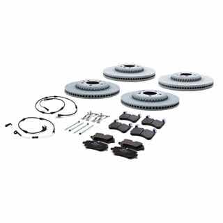 Brake Pad and Rotor Kit - Front and Rear Axles - 19" - Defender L663 2021 From Vin M2051242