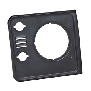 Bezel - Headlamp Finisher - Right - w/Vents - Graphite Black - Defender