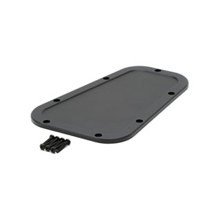 FINISHER - WING TOP - LEFT SIDE - CLOSED GRILLE BLANK - ALUMINUM - DEFENDER