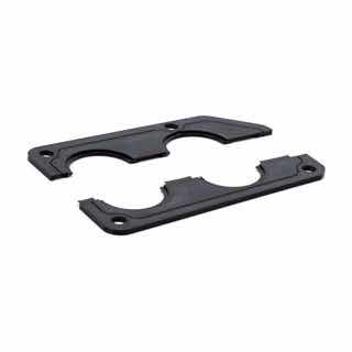Grommet Mounting Plate - Bulkhead - Split - 2 Hole