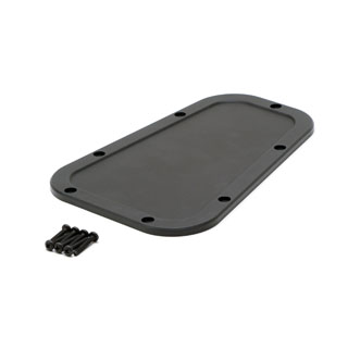 Finisher - Wing Top - Right Side- Closed Grille Blank - Aluminum - Defender