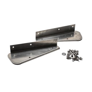 Mudflap Bracket Set - Rear - Stainless - Defender 90
