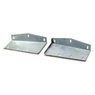 Mudflap Bracket Kit - Front - Galvanized - Series, Discovery 1
