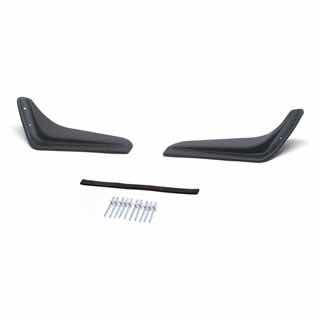 Dirt D-Fender - Matte Black - Rear Of Rear Set - Defender 90