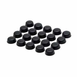 Caps - Drive Flange Bolts - Set Of 20 - Black